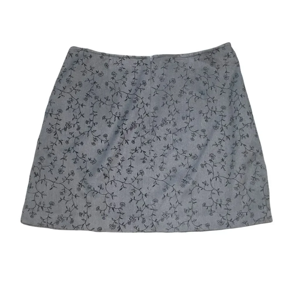 Express grey and black floral mini